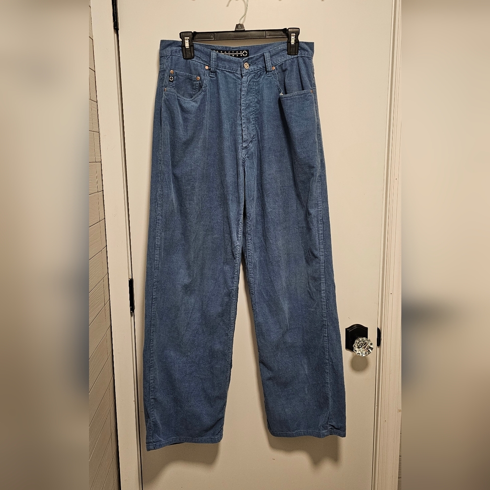 Reactor+ Size 33 Blue Corduroy Pants